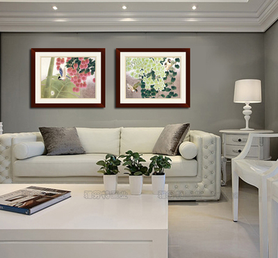 【雅芬特有框畫中國風中式工筆花鳥國畫客廳書房走廊裝飾畫壁畫掛畫】價格,廠家,圖片,工藝畫,惠州市雅芬特裝飾品-